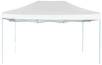 vidaXL Pavillon, Profi-Partyzelt Faltbar 3 x 4 m Stahl Wei&szlig;
