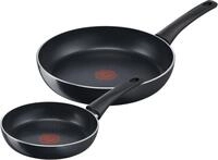 Tefal Pfannen-Set Generous Cook, Aluminium (Set, 2-tlg., je 1 Pfanne &Oslash; 20/28 cm, H: