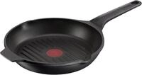 Tefal Grillpfanne Robusto Bratpfanne Induktion mit Antihaftversiegelung, Aluminium