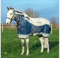 Horseware Pferde-Regendecke Horseware Rambo Summer Series 0g - Navy/Grey