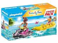 Playmobil Family Fun - Starter Pack: Wasserscooter mit Bananenboot (70906)