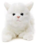 Uni-Toys Kuscheltier Katze, liegend - versch. Fellfarben - L&auml;nge 20 cm -...