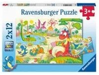 Ravensburger Verlag GmbH Puzzle Puzzle Ravensburger Lieblingsdinos 2 X 12 Teile,