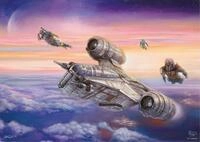 Schmidt Spiele Puzzle Thomas Kinkade Studios: Star Wars The Mandalorian,...