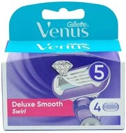 Gillette Venus Rasierklingen Deluxe Smooth Swirl, 4-tlg., 4er Pack