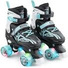 Apollo Rollschuhe LED Rollschuhe gr&ouml;&szlig;enverstellbar Super Quads X-Pro,
