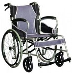 Antar Medizin GmbH Rollstuhl Ultraleicht Stahl Rollstuhl 46cm Begleiterbremsen