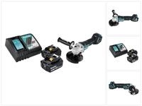 Makita Winkelschleifer DGA 517 RT Akku Winkelschleifer 18 V 125 mm Brushless + 2x
