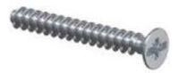 Kaiser Schraube Kaiser Ger&auml;teschraube, PlusMinus 3,2x25mm, gvz 2472-25 100 Stk