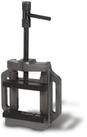 EBERTH Maschinenschraubstock Grauguss und Stahl, Backenbreite 125mm, Max. Spannbreite