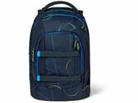 Satch Schulranzen Schulrucksack Pack Blue Tech (1 Stück), ergonomisch, ab 5....