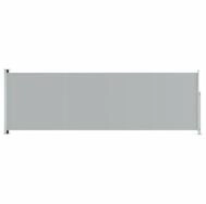 vidaXL Seitenmarkise Sichtschutz Windschutz Ausziehbar 200x600 cm Grau