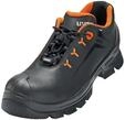 Sicherheitsschuh UVEX "2 MACSOLE Halbschuh" Gr. 43, schwarz (schwarz, orange), 43,