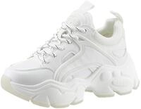 Buffalo BINARY Sneaker in monochromer Optik, Freizeitschuh, Halbschuh, Schn&uuml;rschuh
