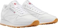 Sneaker REEBOK CLASSIC "CLASSIC LEATHER", Herren, Gr. 39, wei&szlig; (wei&szlig;, gum),