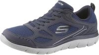Sneaker SKECHERS "Summits-South Rim", Herren, Gr. 41, blau, Leder, Textil, Schuhe