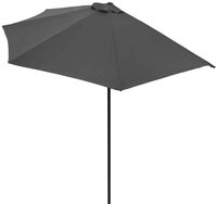 Kingsleeve Sonnenschirm, 270 cm UV Schutz 50+ halbrund Wasserabweisend