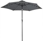 Kingsleeve Sonnenschirm, LED Beleuchtung Solarbetrieben Neigbar Wasserabweisend