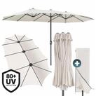 Kingsleeve Sonnenschirm, LxB: 460x270 cm, UV Schutz 80+ Schutzh&uuml;lle XXL Aluminium