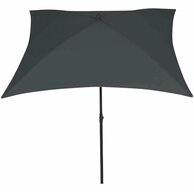 Siena Garden Sonnenschirm CITY Push Sonnenschirm 180 &times; 180 cm anthrazit &ndash;