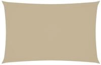 vidaXL Sonnensegel Sonnensegel Oxford-Gewebe Rechteckig 2x5 m Beige, (1-tlg)