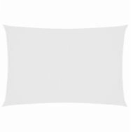vidaXL Sonnensegel Sonnensegel Oxford-Gewebe Rechteckig 2x5 m Wei&szlig;, (1-tlg)