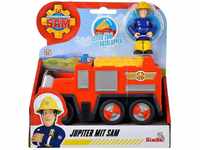 SIMBA Spielzeug-Feuerwehr Fahrzeug Feuerwehr Feuerwehrmann Sam Junior Jupiter +...