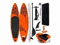 DOTMALL Inflatable SUP-Board Stand Up Paddle Aufblasbar Set 305x76x15 cm für