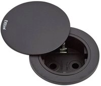 Evoline Einbausteckdose One mit Deckel 159280004100 Steckdosenleiste, VDE