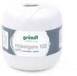 Gr&uuml;ndl H&auml;kelgarn 100, Baumwolle d&uuml;nn zum H&auml;keln Handarbeiten DIY, 100g