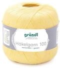 Gr&uuml;ndl H&auml;kelgarn 100, Baumwolle d&uuml;nn zum H&auml;keln Handarbeiten DIY, 100g