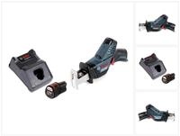 Bosch Professional Kompakt-Handkreiss&auml;ge GSA 12V-14 Akku S&auml;bels&auml;ge 12 V + 1x Akku