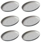 Ritzenhoff & Breker Untertasse Jasper Espressountertassen &oslash; 10.5 cm 6er Set, (6 St)