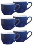 Espressotasse RITZENHOFF & BREKER "Espressotassen Doppio 80 ml 6er Set", blau...