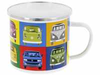 VW Collection T1 Bulli Emaille Tasse (500 ml) multicolor Bus