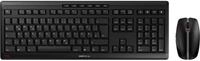 Cherry STREAM DESKTOP, Kebelloses Desktopset, Schwarz, USB Tastatur
