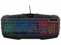 Medion® Supporter P11 halbmechanische Gaming Tastatur Beleuchtung Anti Ghost