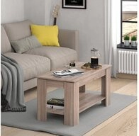 Vicco Couchtisch Lorenz, Sonoma, 100 x 50 cm mit Liftfunktion (1-St), Kippbar
