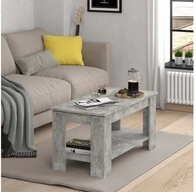 Vicco Couchtisch Lorenz, Beton, 100 x 50 cm mit Liftfunktion (1-St), Kippbar
