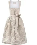 Stockerpoint Dirndl Sidonia wei&szlig; 48