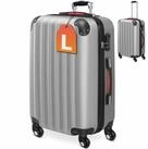 monzana Hartschalen-Trolley Baseline, 4 Rollen, Rollkoffer Zahlenschloss Reisekoffer