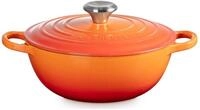 LE CREUSET Br&auml;ter Br&auml;ter La Marmite Signature rund ofenrot 24cm, Emailliertes
