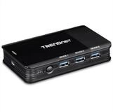 Trendnet TK-U404 4-Port Sharing Switch 4 PC/1 User USB 3.1 Computer-Adapter