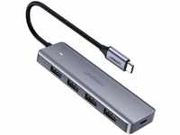 UGREEN USB-Verteiler USB-Adapter USB HUB Splitter - 4x USB 3.2 Gen 1 mit Micro...