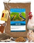 futterbauer 10kg Futterbauer Soldatenfliegenlarven Vogelfutter, Fischfutter, f&uuml;r: