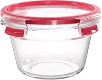 Emsa Aufbewahrungsbecher Clip & Close Glas, Glas, Polyprophylen (PP), (2-tlg), 0,9
