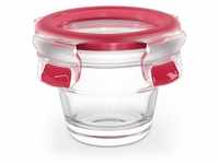 Emsa Frischhaltedose CLIP & CLOSE GLAS, Frischhaltedose, Rot, 0,8 Liter,