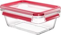 Emsa Aufbewahrungsbecher Clip & Close Glas, Glas, Polyprophylen (PP), (2-tlg), 0,85