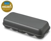 KOZIOL Eierkorb Eierbox Eggs To Go nature ash grey, Kunststoff
