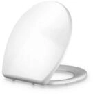blumfeldt WC-Sitz Celesto Toilettendeckel O-Form Absenkautomatik antibakteriell 150